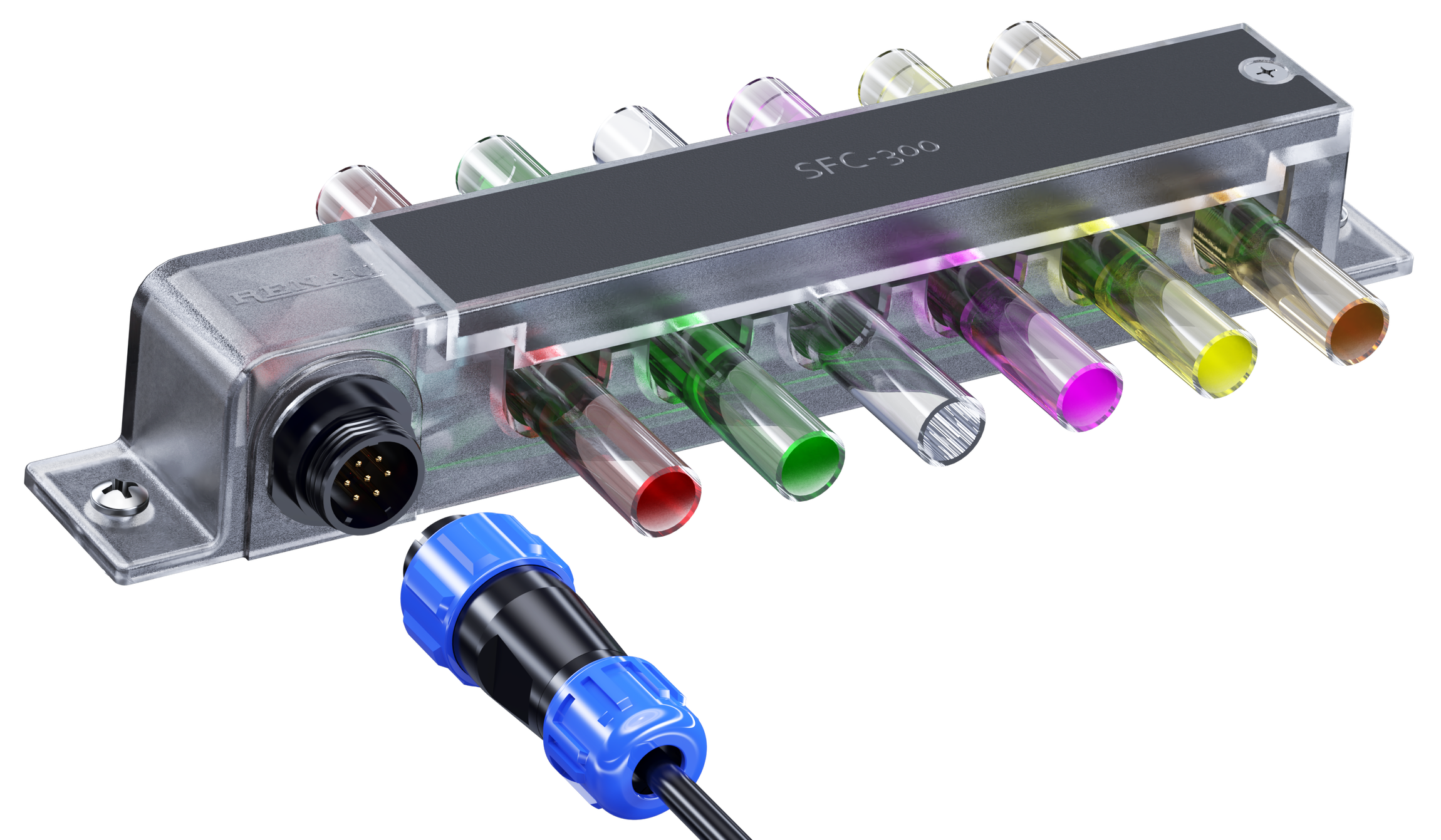 The Renau SFC-300 Color Sensor provides fluid monitoring and management in foodservice equipment.